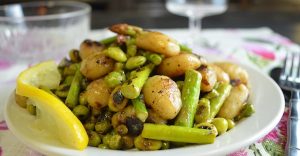Green-Spring-Vegetables-with-Toasted-Gnocchi