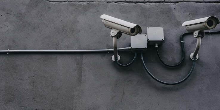 Two Gray Bullet Security Cameras Featured Image