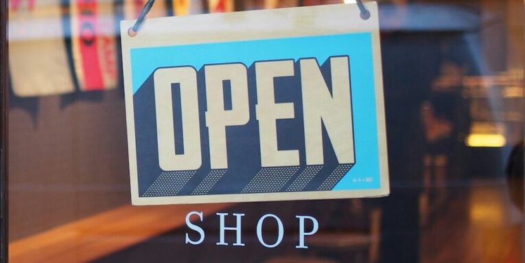 gray and blue open signage FEATURED IMAGE