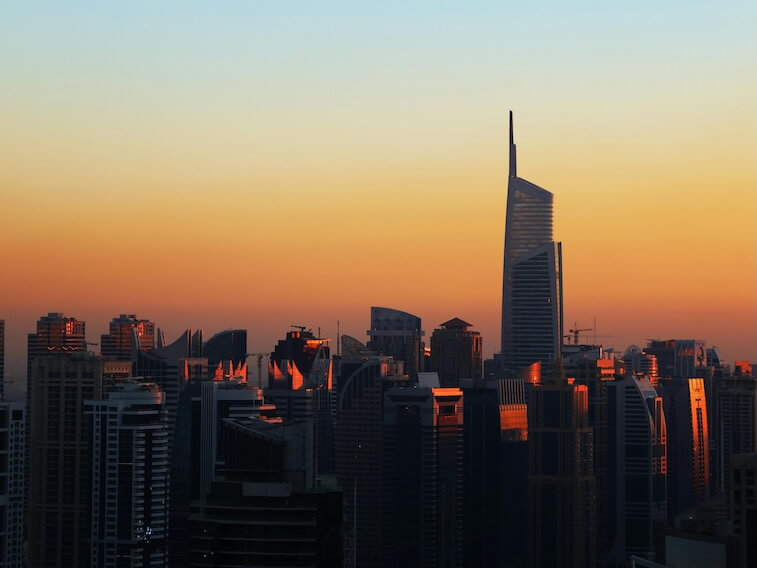 City Buildings during Sunset