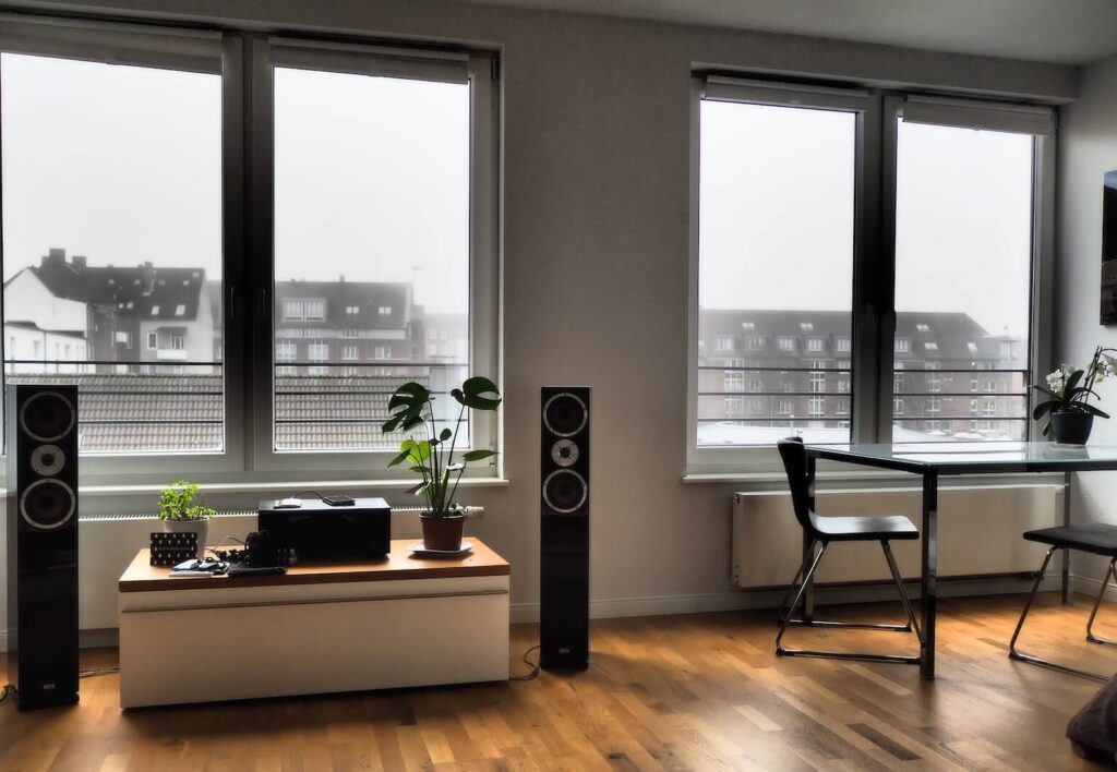 living in an apartment