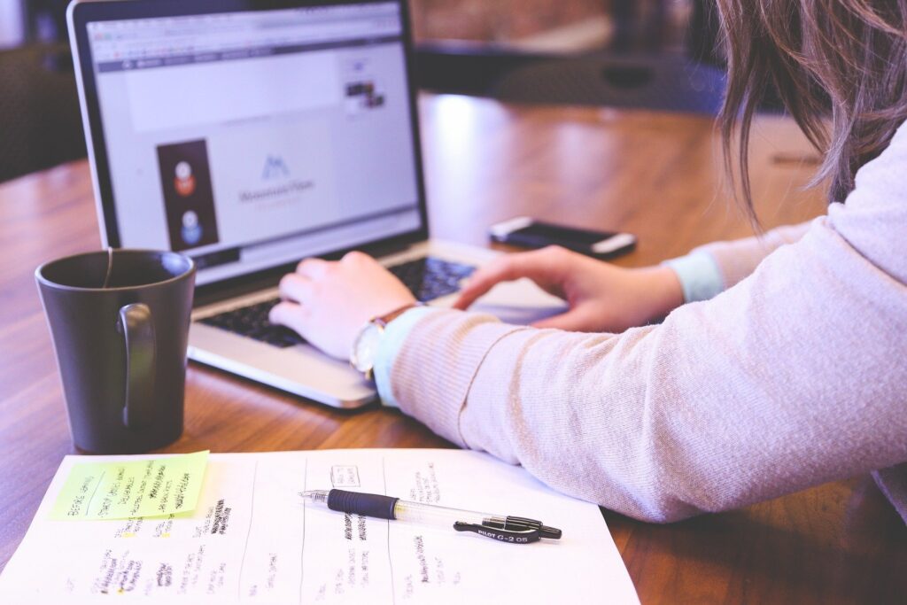 Student, Typing, Keyboard image