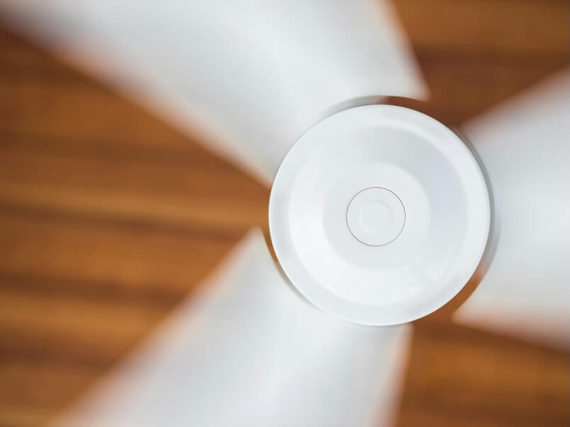 white ceiling fan