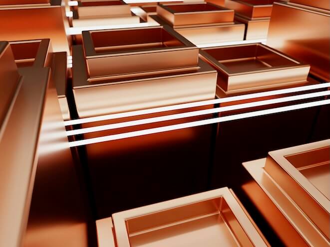 a room filled with lots of metal boxes