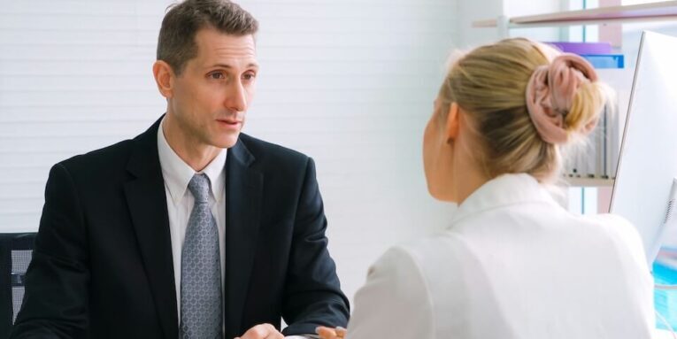 job seeker in job interview meeting with manager and interviewer at corporate office the young interviewee seeking for a professional career job opportunity human resources and recruitment concept FEATURED IMAGE