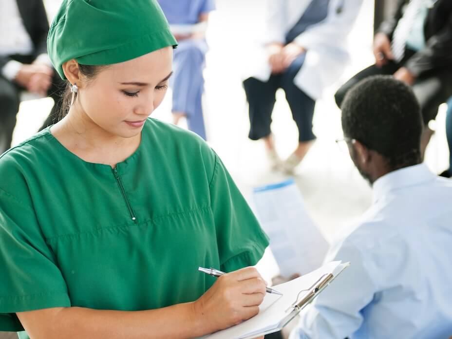 doctor patient rehabilitation counselor psychology medication concept