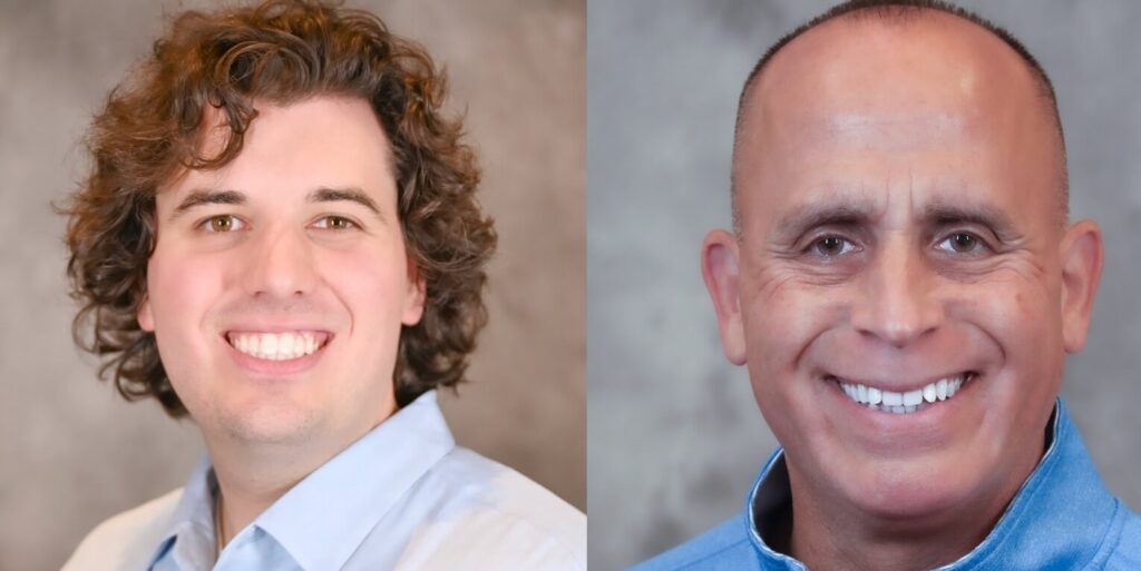 Alex Chace (left) and Joaquin Malavet (right)