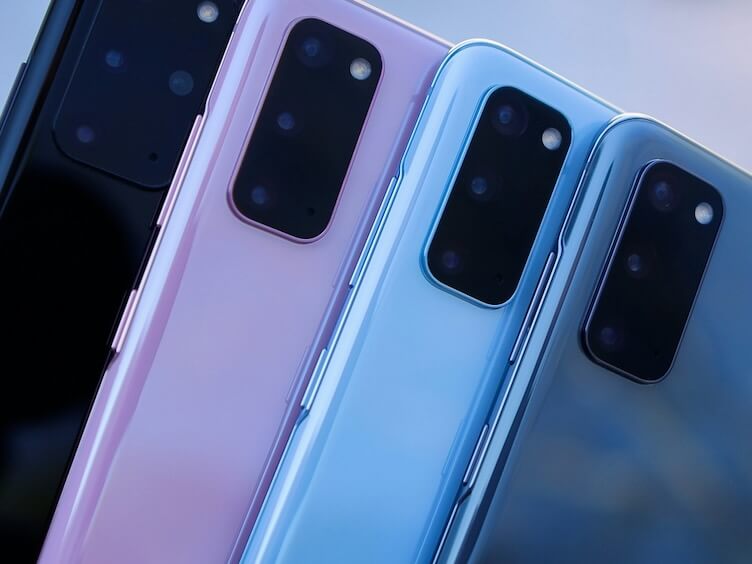 Samsung Galaxy S20 Black, Pink, Blue, & Gray