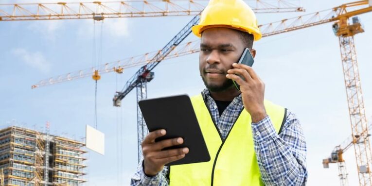african american engineer worker building architect business call FEATURED IMAGE